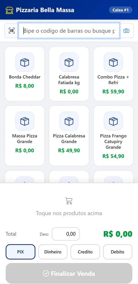 Loja online real criada no PDV Para Todos